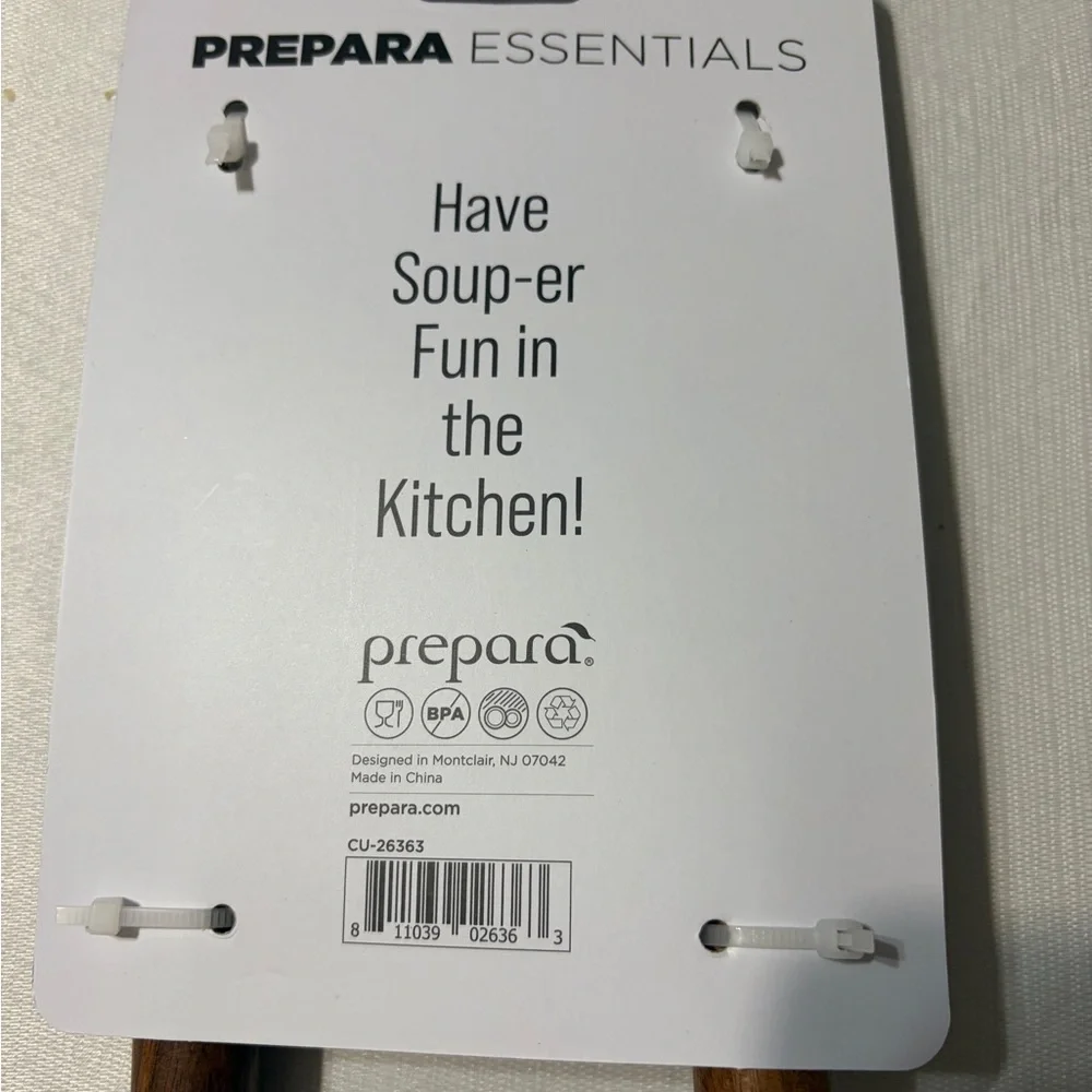 BUY 1 GET 1 FREE Prepara Gray Ladle & Slotted Spoon Set